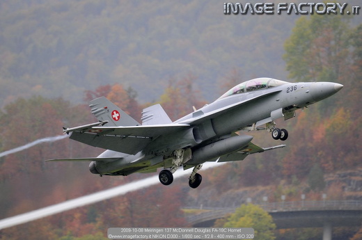 2009-10-08 Meiringen 137 McDonnell Douglas FA-18C Hornet